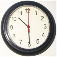 English time - half past