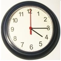 English time - quarter past