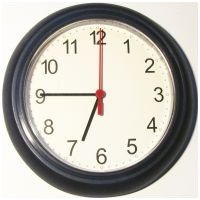 English time - a quarter to